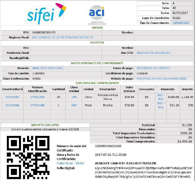 ¿cómo Llenar La Factura Con La Nueva Versión Del Anexo 20 Sifei Pac Y Pcecfdiemk 2209