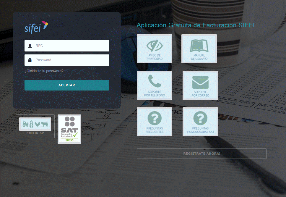 Aplicación Gratuita de Facturación SIFEI